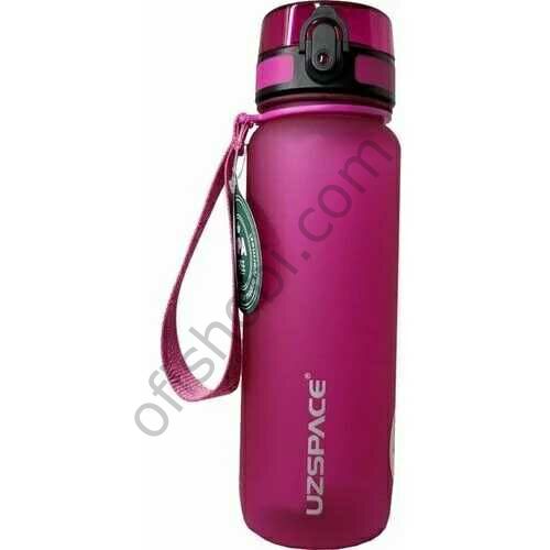 Uzspace 800 Ml Soft Touch Tritan Matara Pink