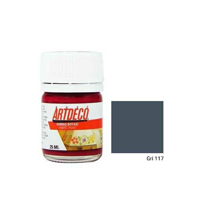 Artdeco Kumaş Boyası 25 Ml Gri 117