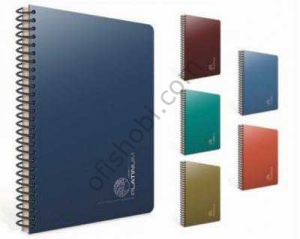 Gıpta Platinum Spiralli Pp Kapak Defter A4 100 Yaprak Kareli