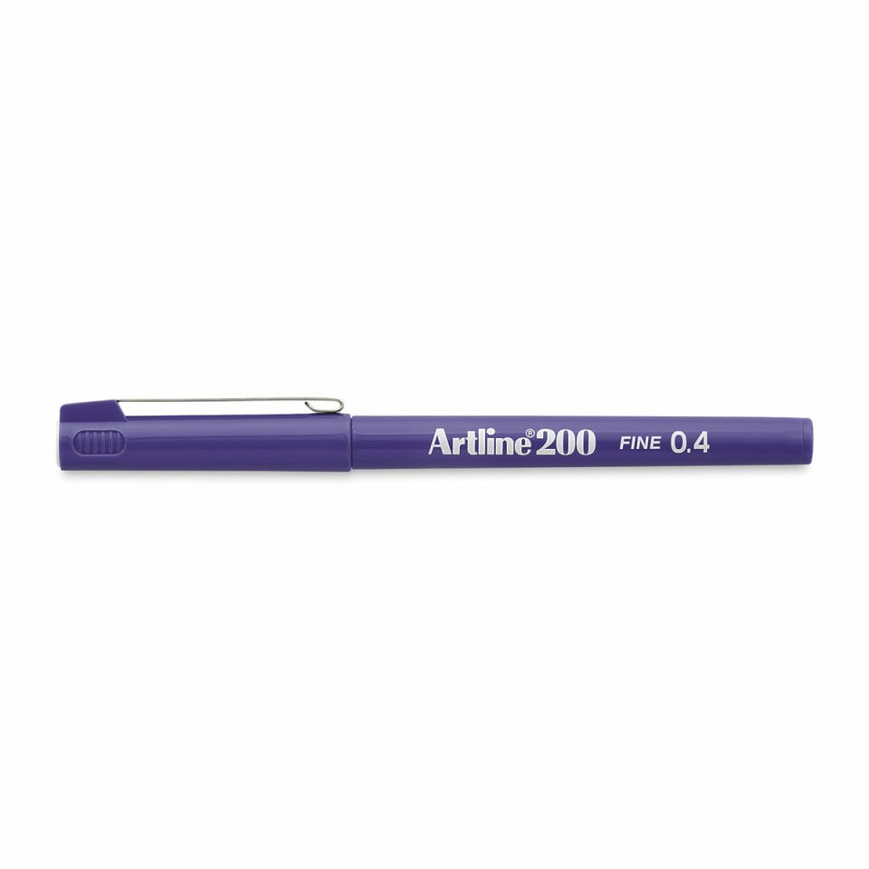 Artline 200N Fine Keçe Uçlu Yazı Kalemi Uç:0,4 Mm