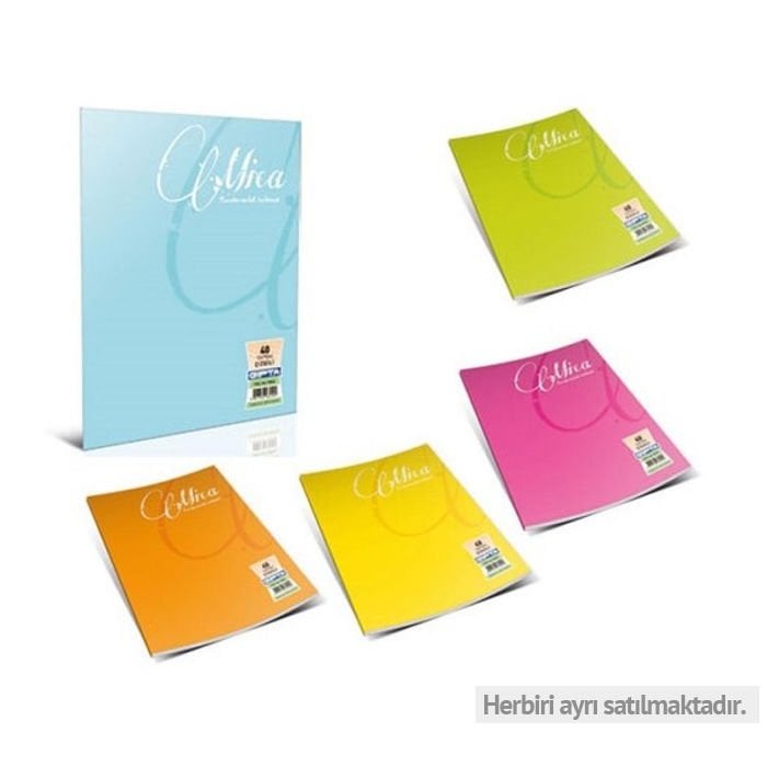 Gıpta Mıca Tel Dikişli Pp Kapak Defter A4 80 Yp Çi