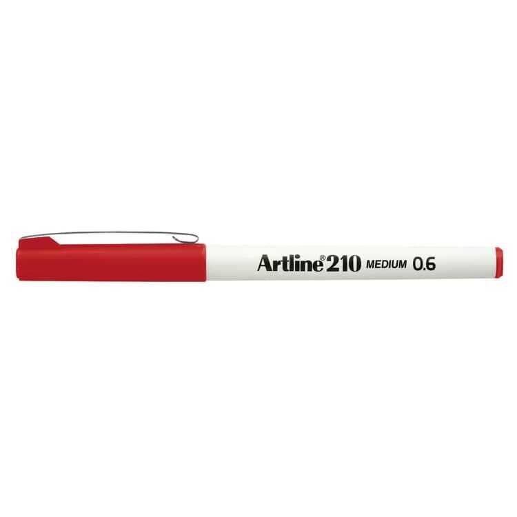 Artline 210N Keçe Uçlu Yazı Kalemi Uç :0,6 Mm Kırm