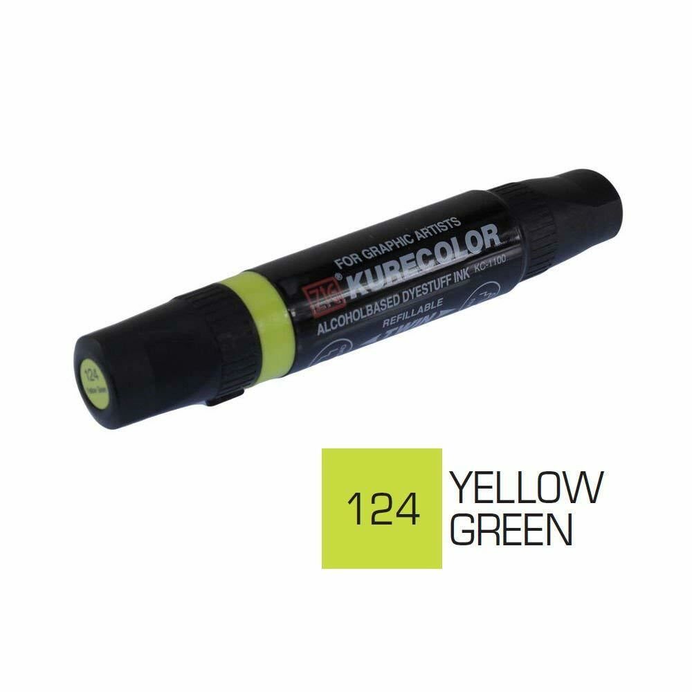 Zig Kurecolor Kc 1100 Twin 124 Yellow Green