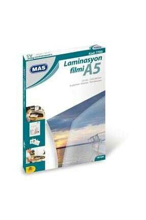 Mas Laminasyon Filmi 125 Mic A5 100 Lü Paket