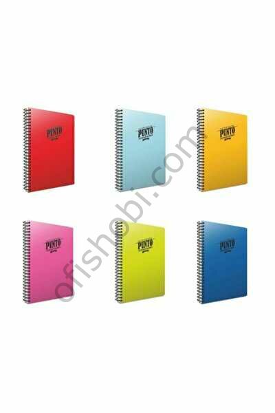 Gıpta Punto Spiralli Pp Kapak Defter A4 160 Yp Çizgili