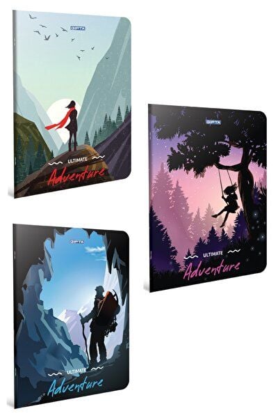 Gıpta Adventure Sp Karton Kp Defter 17x24 80 Yp Çi