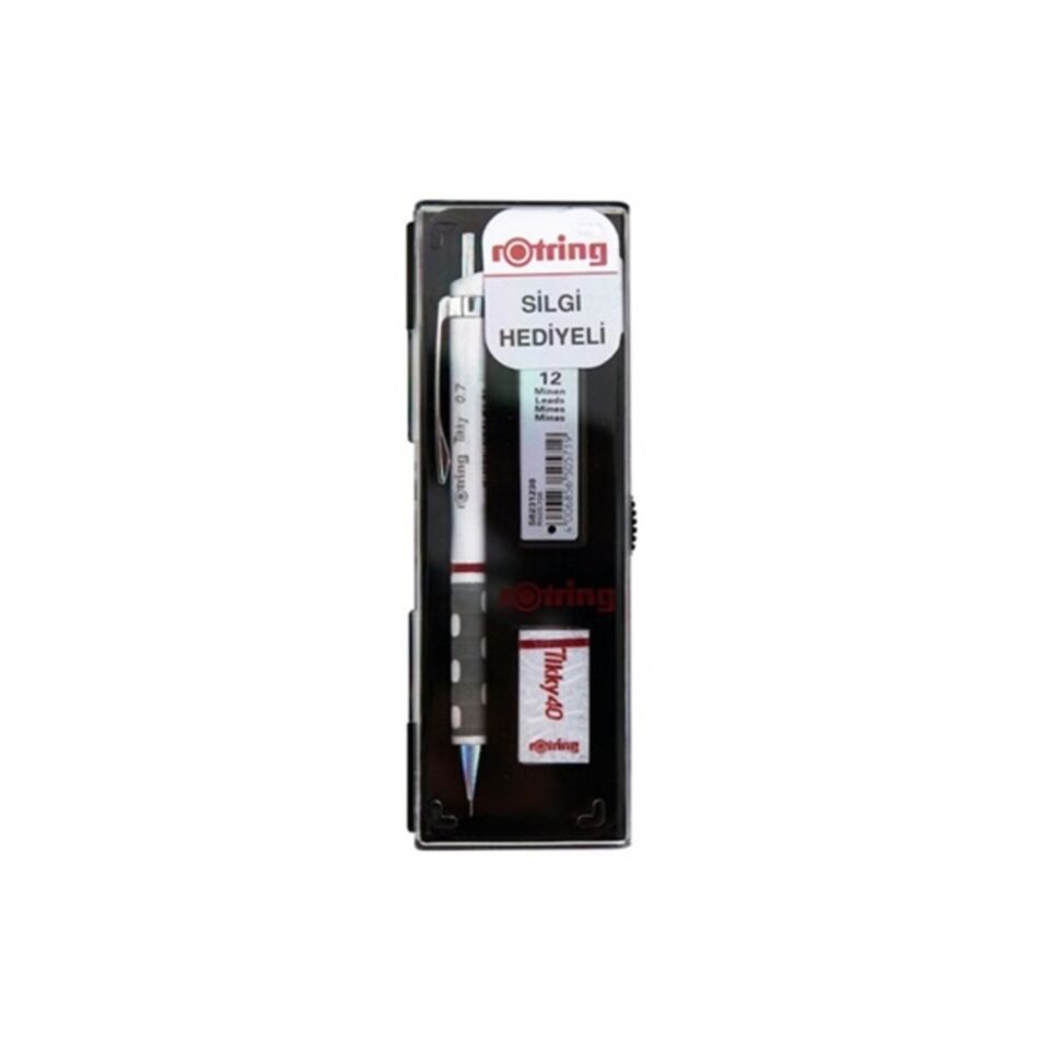 Rotring Tıkky Min Silgi 3 Lü Okul Seti- 0.7 Beyaz