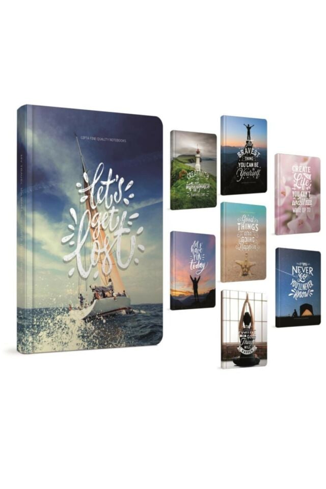 Gıpta Travel Journal İp Dikişli Sert Kapak Defter