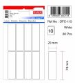 Tanex Ofc-115 Beyaz Ofis Etiketi 20x74 Mm