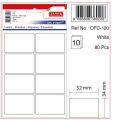 Tanex Ofc-120 Beyaz Ofis Etiketi 34x52 Mm