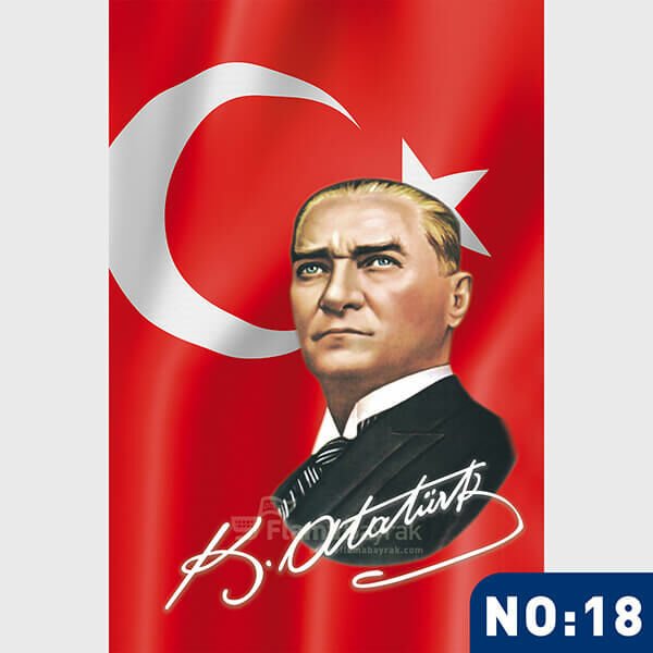 Buket 150x225 Cm Atatürk Posteri No 18