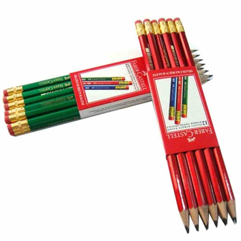 Faber-Castell Köşeli Silgili Kurşun Kalem