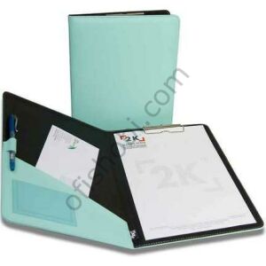 2K Sekreterlik Kapaklı A4 501-11 Su Yeşili 100 Yaprak 24x32 Cm