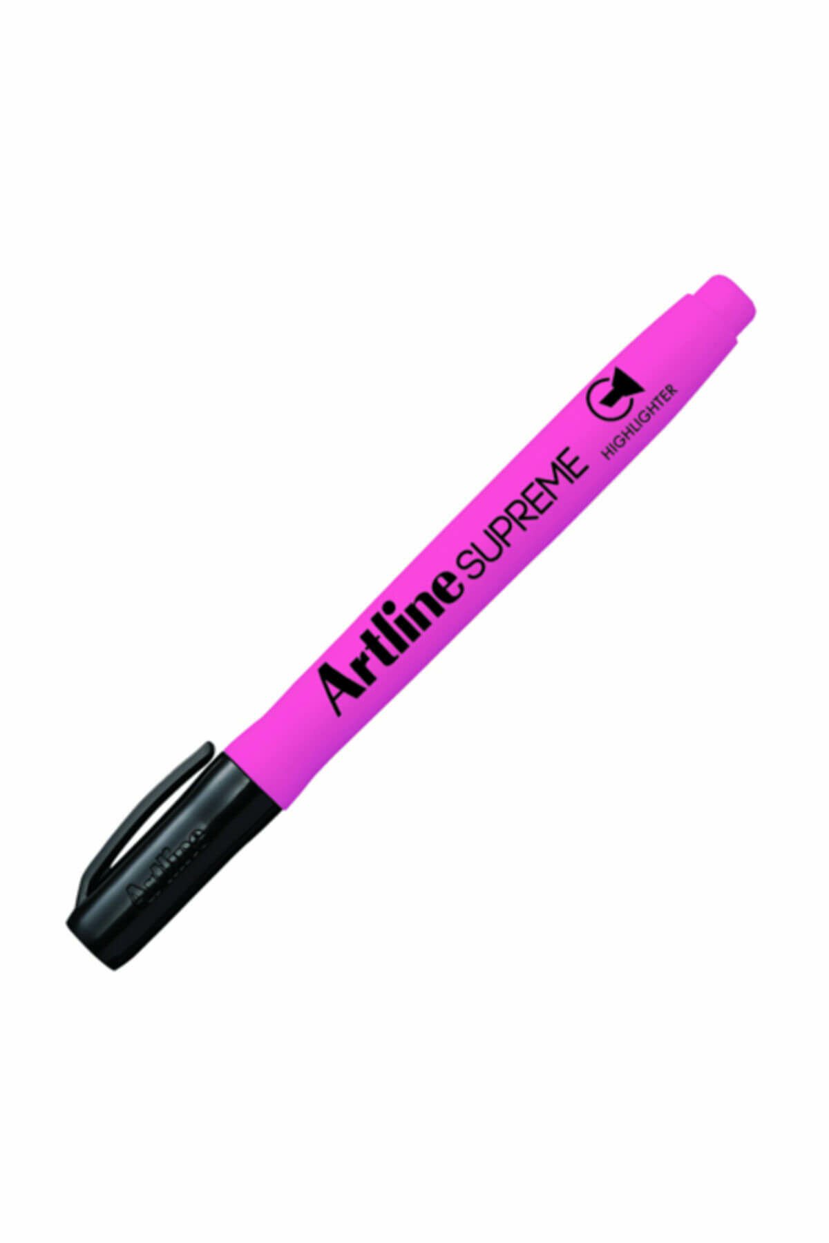 Artline Supreme Fosforlu Kalem Kesik Uç:4,0 Mm Pembe