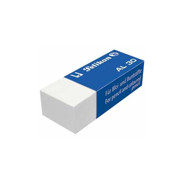 Pelikan AL-30 Plastik Silgi Beyaz Küçük
