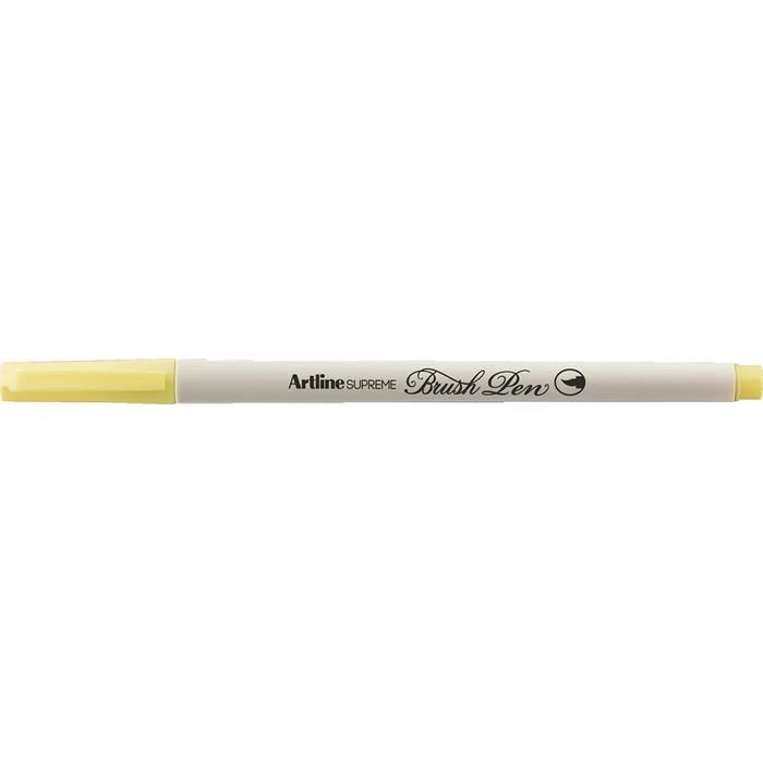 Artline Supreme Brush Uçlu Kalem Açık Sarı