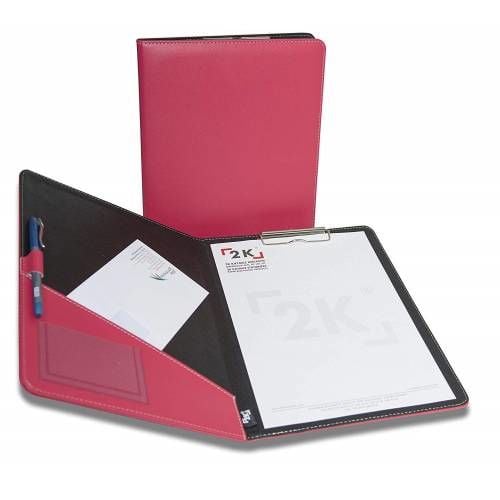 2K Sekreterlik Kapaklı A4 501-7 Fuşya 100 Yaprak 24x32 Cm