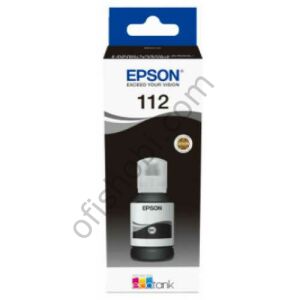 Epson 112 Siyah Şişe Mürekkep