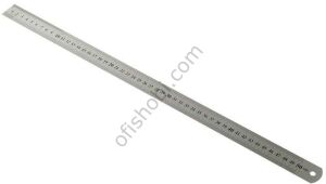 Kraf Çelik Cetvel 50 Cm İnch Ölçülü 550G