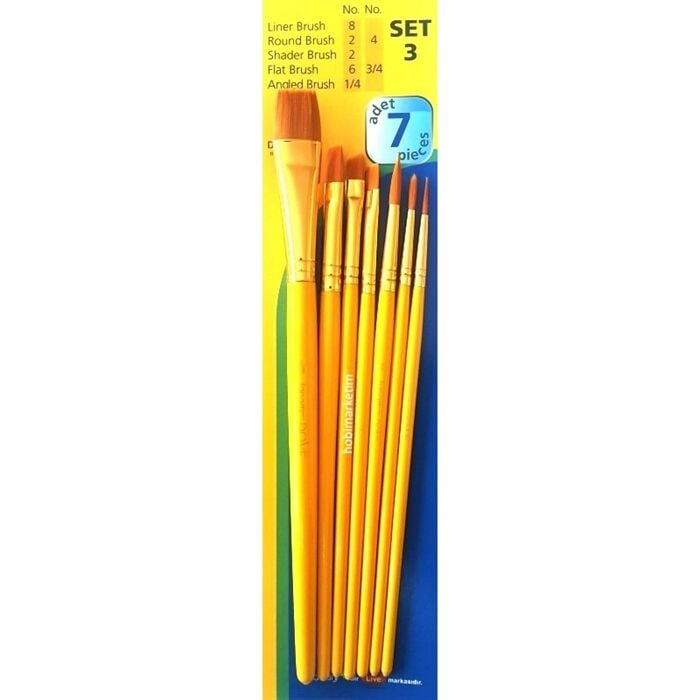Fanart Academy Seri 500 Sentetik Kıllı Fırça Seti