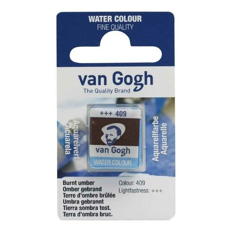 Van Gogh Sulu Boya Tablet Burnt Umber