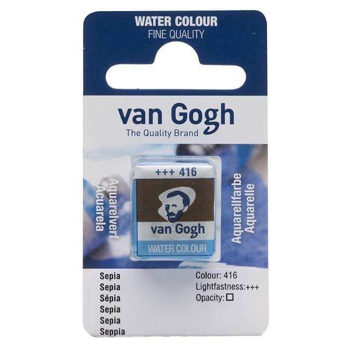 Van Gogh Sulu Boya Tablet Sepia