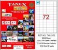 Tanex Tw-2172 35x23 Mm Laser Etiket 100 Adet