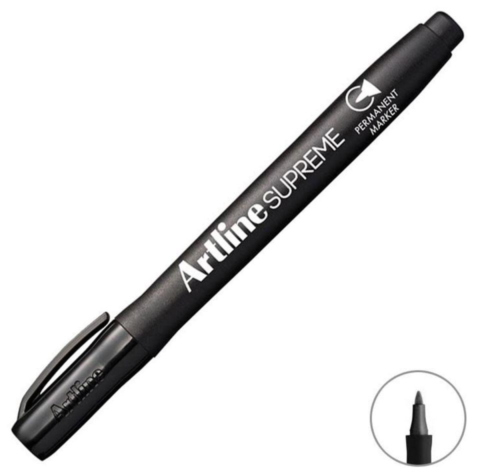 Artline Supreme Permanent Markör 1.0  Mm Siyah