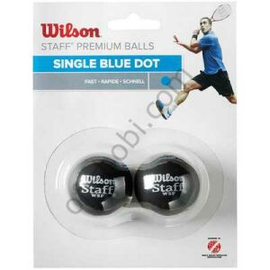 Wilson Staff Squash 2 Ball Sıngle Blue Dot