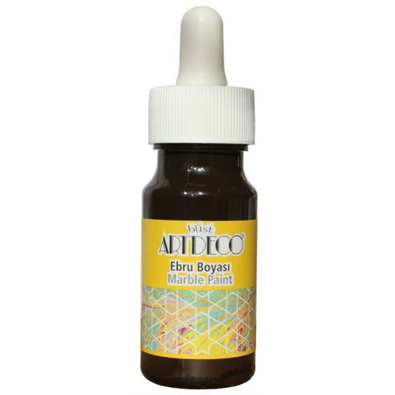 Artdeco Ebru Boyası 30 Ml Kahverengi 15