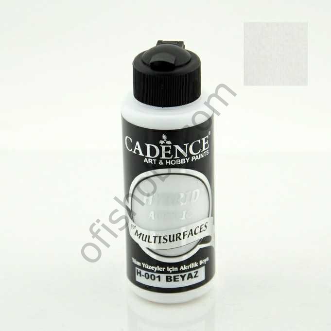 Cadence Hybrid Akrilik Multisurfaces H-001 Beyaz 120 Ml