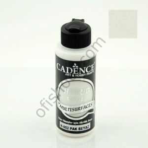 Cadence Hybrid Akrilik Multisurfaces H-002 Pak Beyaz 120 Ml