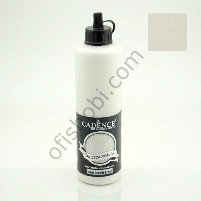 Cadence Hybrid Akrilik Multisurfaces H-003 Eskimiş Beyaz 500 Ml