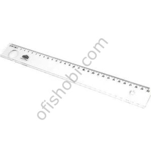 Hatas Geniş Plastik Büro Cetveli 30 Cm