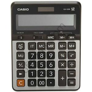 Casio Hesap Makinesi Masaüstü GX-120B 12 Hane