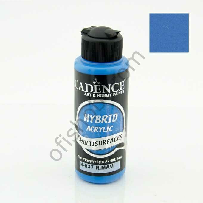 Cadence Hybrid Akrilik Multisurfaces H-037 R. Mavi 120 Ml