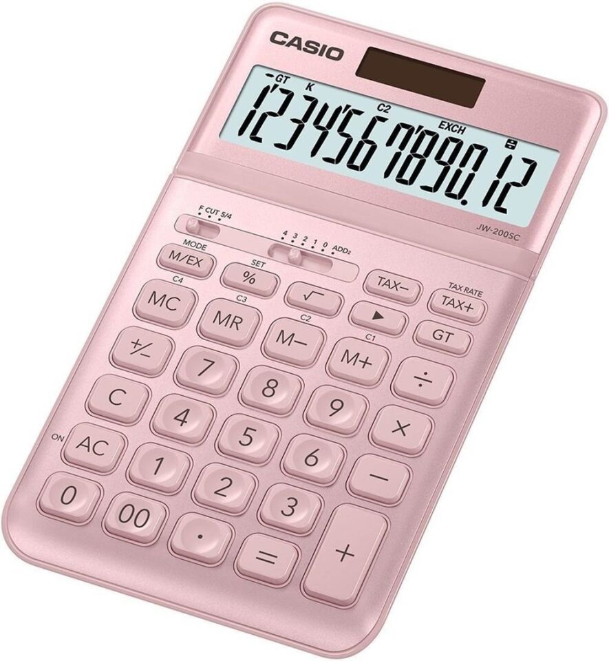 Casio Hesap Makinesi Masaüstü Jw-200Sc-Pk 12 Hane