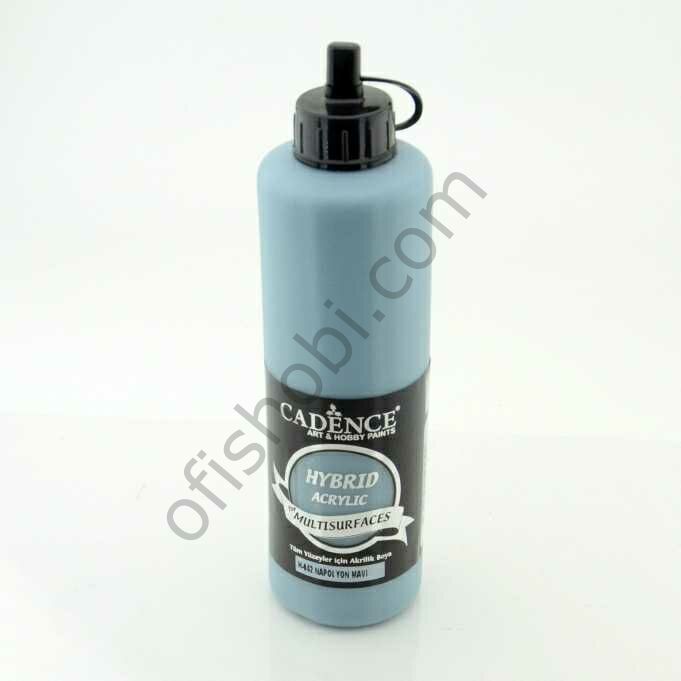 Cadence Hybrid Akrilik Multisurfaces H-042 Napolyon Mavi 500 Ml