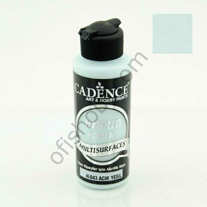Cadence Hybrid Akrilik Multisurfaces H-043 Açık Yeşil 120 Ml