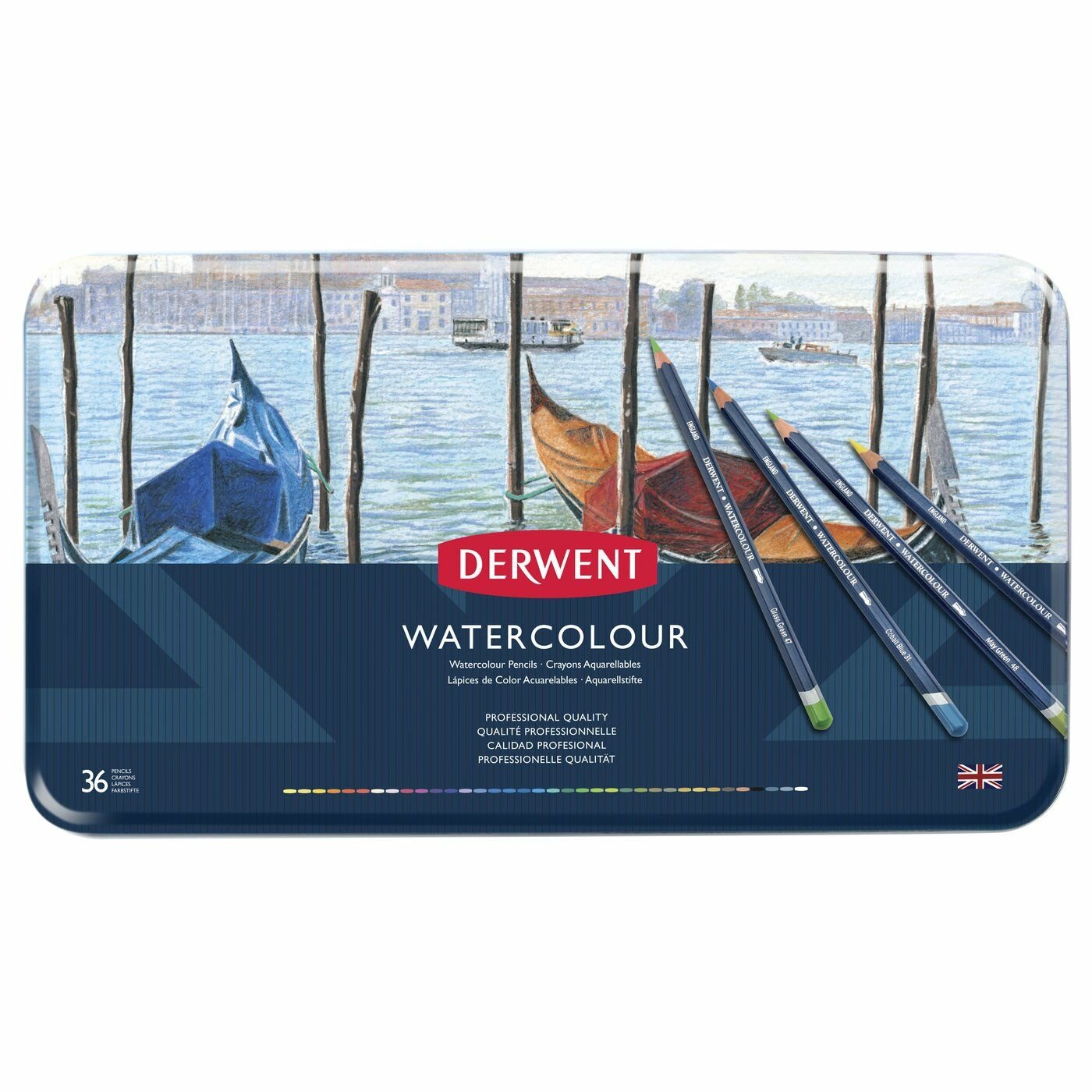 Derwent Watercolour 36 Lı Set Metal Kutu