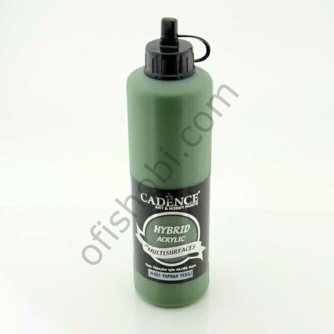 Cadence Hybrid Akrilik Multisurfaces H-051 Yaprak Yeşil 500 Ml