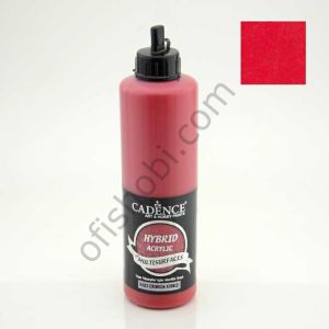 Cadence Hybrid Akrilik Multisurfaces H-053 Crımson Kırmızı 500 Ml