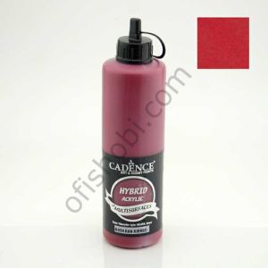 Cadence Hybrid Akrilik Multisurfaces H-054 Kan Kırmızı 500 Ml
