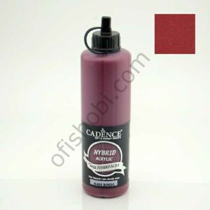 Cadence Hybrid Akrilik Multisurfaces H-055 Bordo 500 Ml