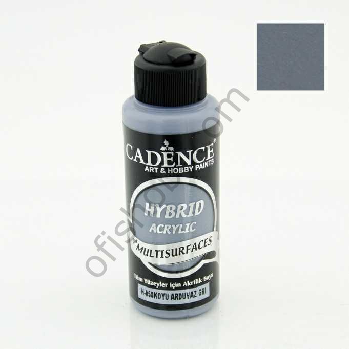Cadence Hybrid Akrilik Multisurfaces H-058 Koyu Arduvaz Gri 120 Ml