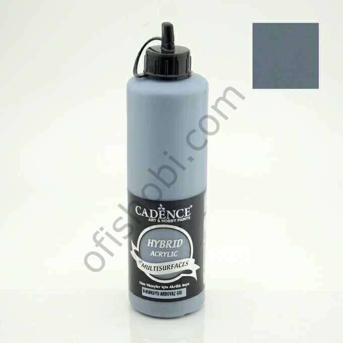 Cadence Hybrid Akrilik Multisurfaces H-058 Koyu Arduvaz Gri 500 Ml