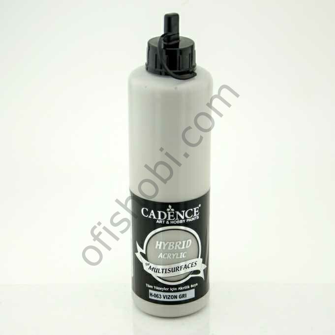 Cadence Hybrid Akrilik Multisurfaces H-063 Vizon Gri 500 Ml