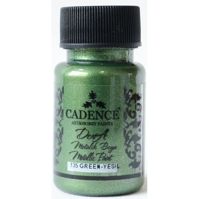 Cadence Dora Metalik Boya 135 Yeşil 50 Ml