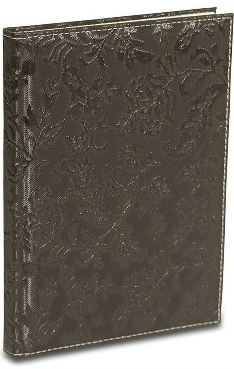 2K Deri Kapak Defter Ajanda Tarihsiz Kareli 5012 Kahverengi 20x28 Cm