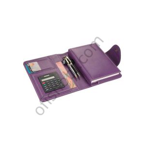 2K Organizer Ajanda Tarihsiz Kareli 5192 Lila 17x22 Cm